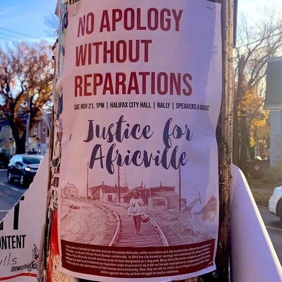Justice for Africville Rally ‼️ @ Halifax City Hall, 1PM, Saturday 👉🏾 share this post, clink in bio to Take Action ‼️#BlackLivesMatter - The only way change will occur is if you show up and take action to demand justice from our decision-makers. - 