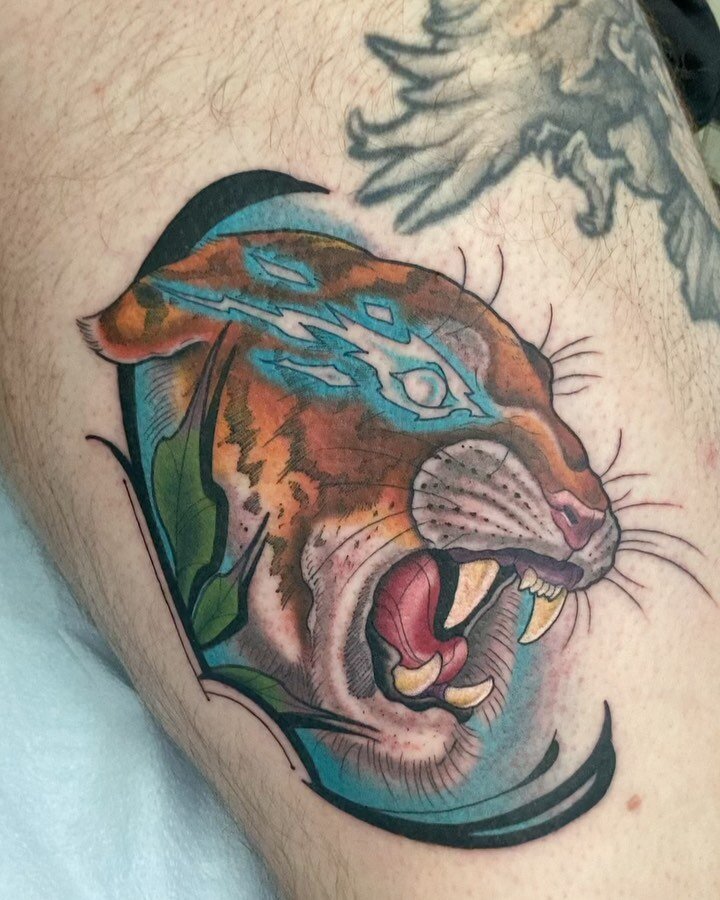 Got to make this guy from my &ldquo;up for grabs&rdquo; wall!!

#tiger #tigertattoo #eyeofthetiger #neotrad #neotraditional #tattoosnob #coppercoiltattoo #staugustine #staugustinetattoo
