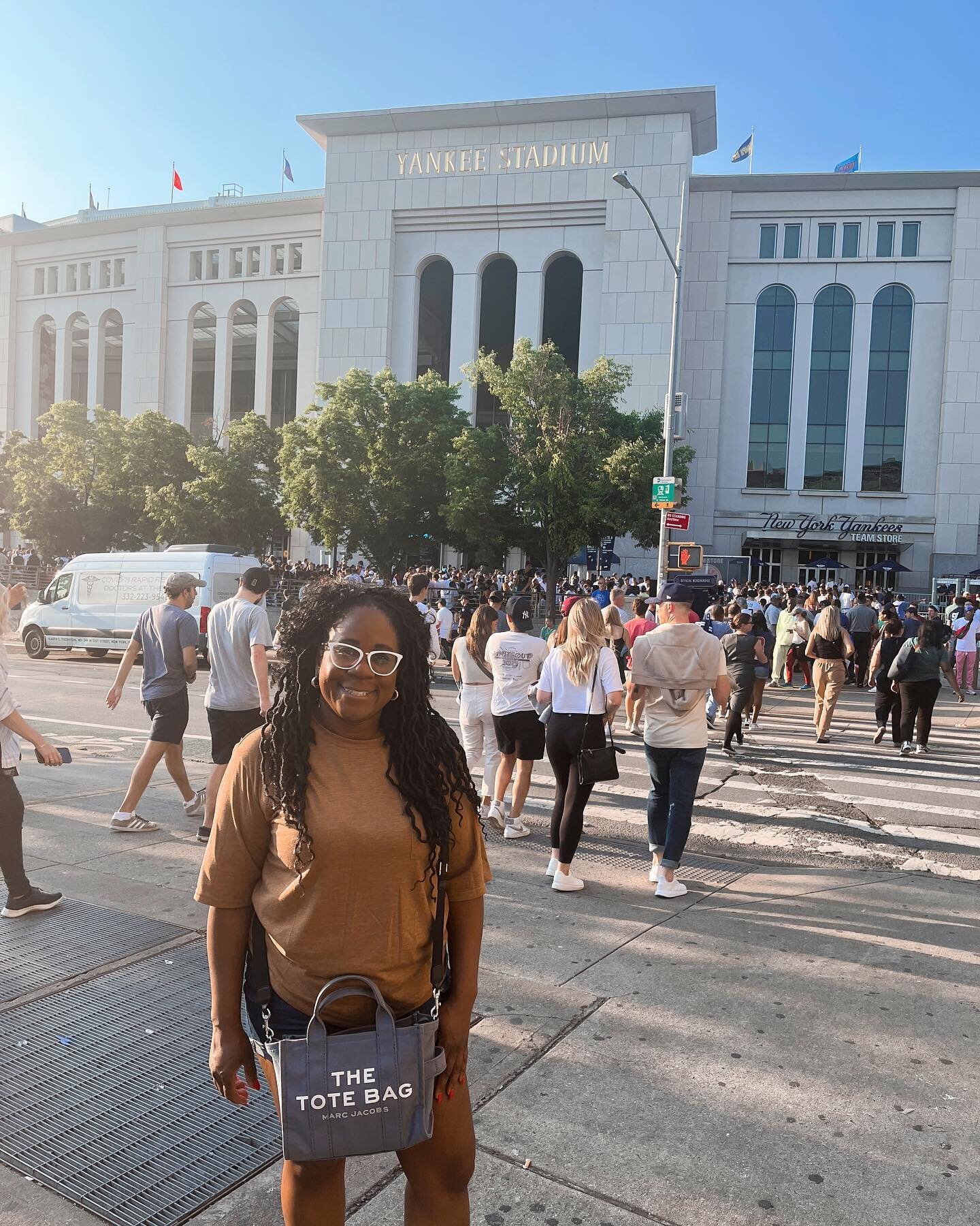 It&rsquo;s a beautiful night for some baseball! It&rsquo;s so good to be home. 

Let&rsquo;s go @yankees ! 

Do you follow baseball? Whose your favorite team? Comment below.