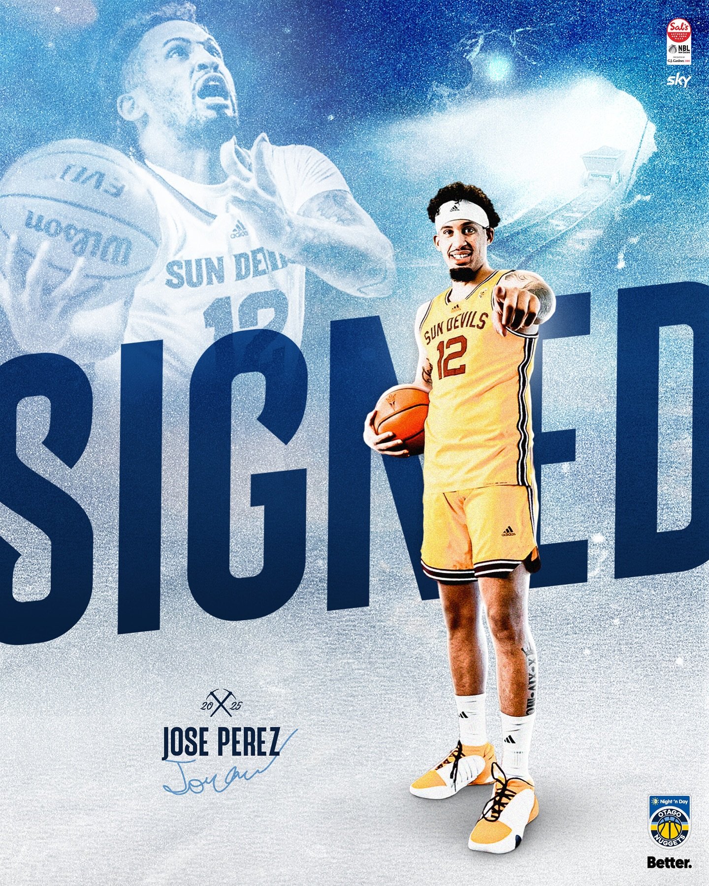 We&rsquo;re pumped to announce our first import signing for 2025 &ndash; welcome to the Nuggets, Jose Perez!

@skysportnz @nznbl 
#salsnbl #RatedE