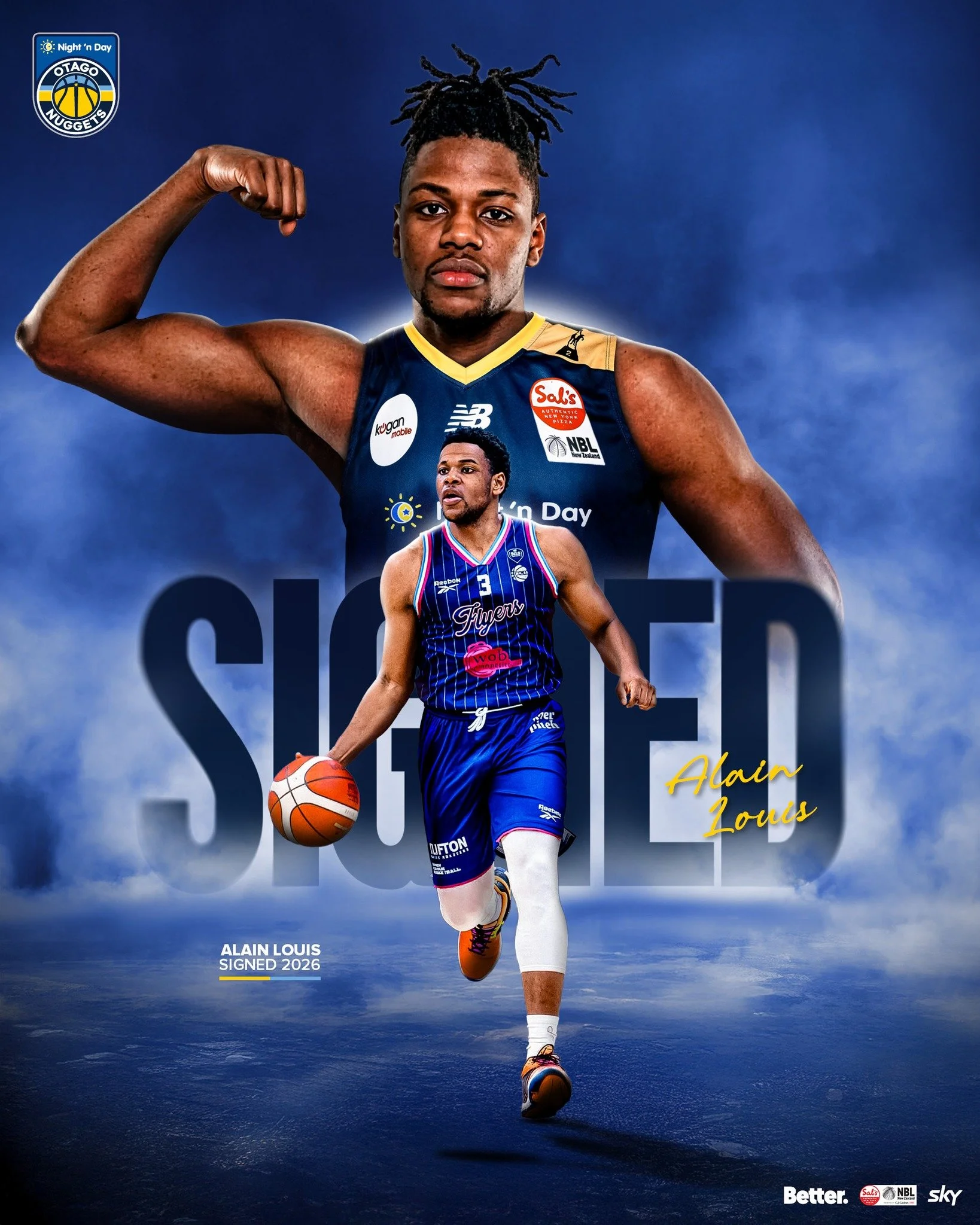 Speed. Toughness. Playmaking.

We&rsquo;re excited to welcome Alain Louis to the squad.

A dynamic guard who can break down defences, push the pace, and make big plays when it matters. Alain brings energy on both ends and the kind of competitive edge