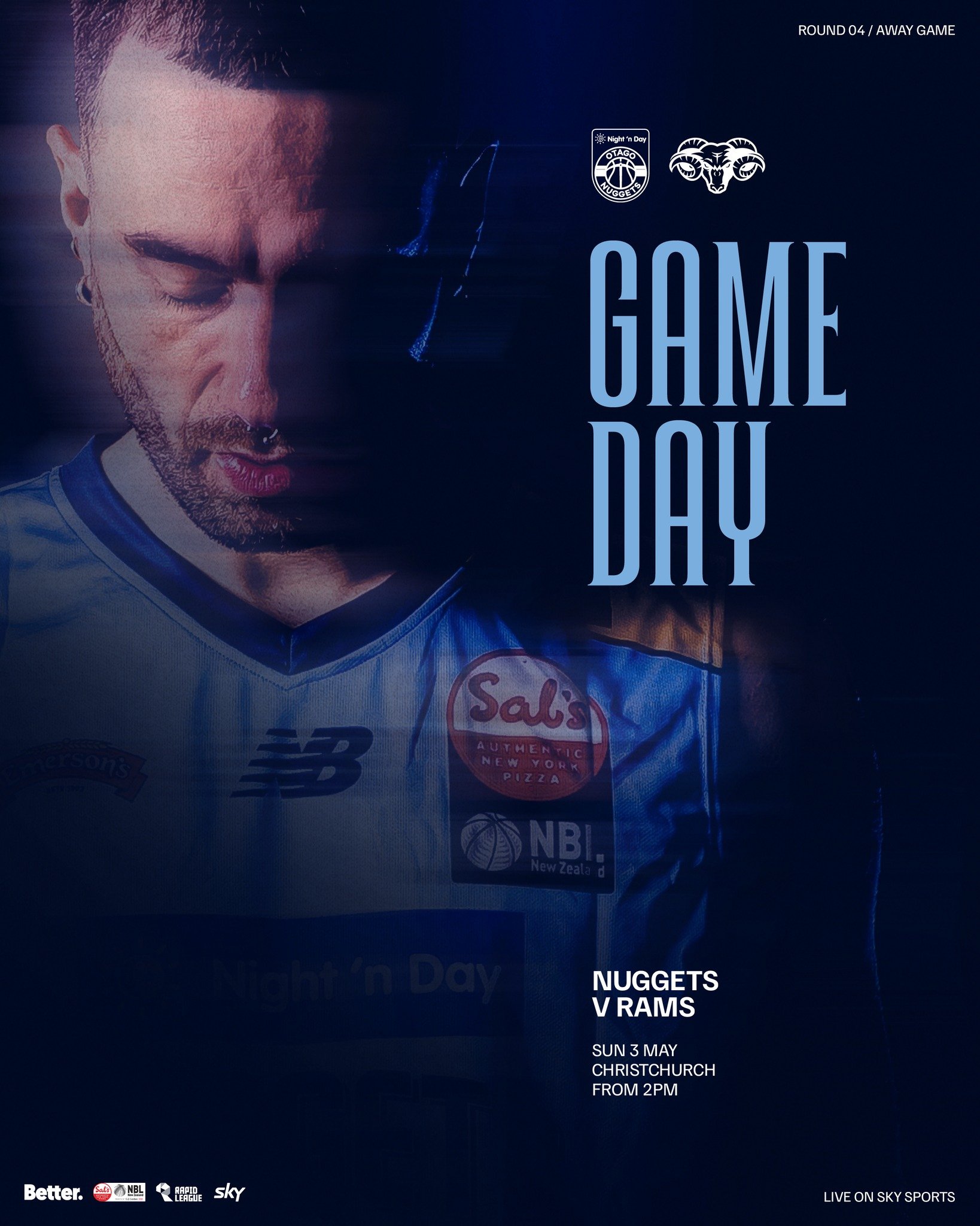 🔥 GAME DAY &ndash; DOUBLE HEADER CONTINUES 🔥

We&rsquo;re back at it for game two of the weekend - this time on the road in Christchurch taking on the Canterbury Rams 🐏

🏟️ Parakiore Stadium, Christchurch
⏰ 2PM Rapid League | 3PM NBL
📺 Catch it 
