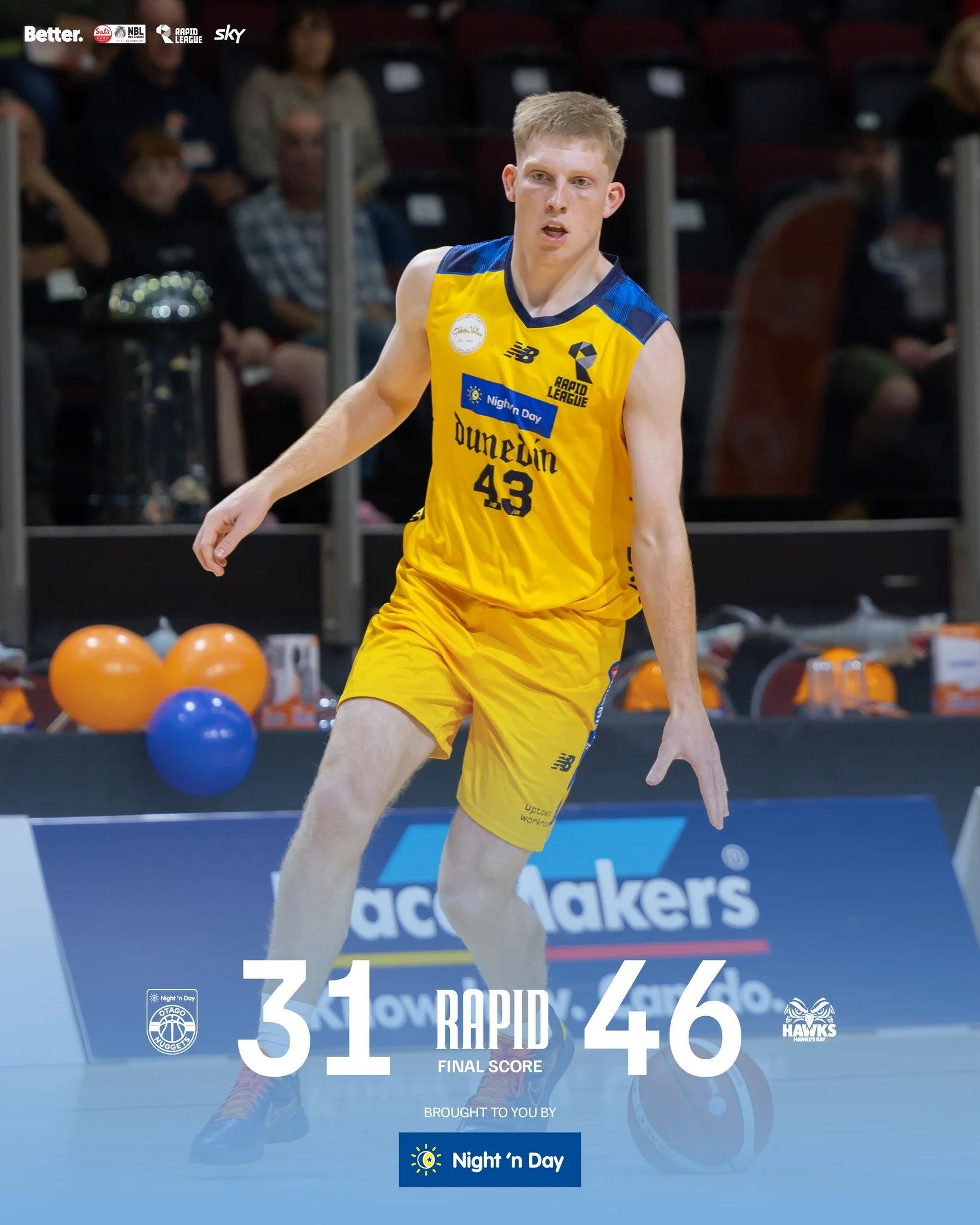 Hawks take the dub in Rapid League

@nznbl @skysportnz @bettercreativenz