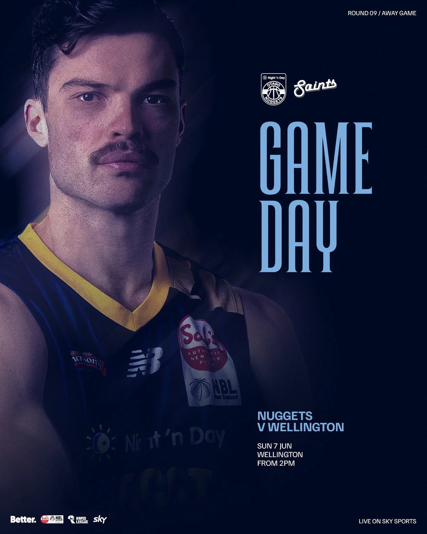 🔥 𝗚𝗔𝗠𝗘 𝗗𝗔𝗬 🔥

Back on the road as we head to the capital to take on the Wellington Saints 💪

🏟️ TSB Arena, Wellington
⏰ 2PM Rapid League | 3PM NBL
📺 Catch it live on Sky Sport

Let&rsquo;s get it 💪

@nznbl @skysportnz @bettercreativenz
