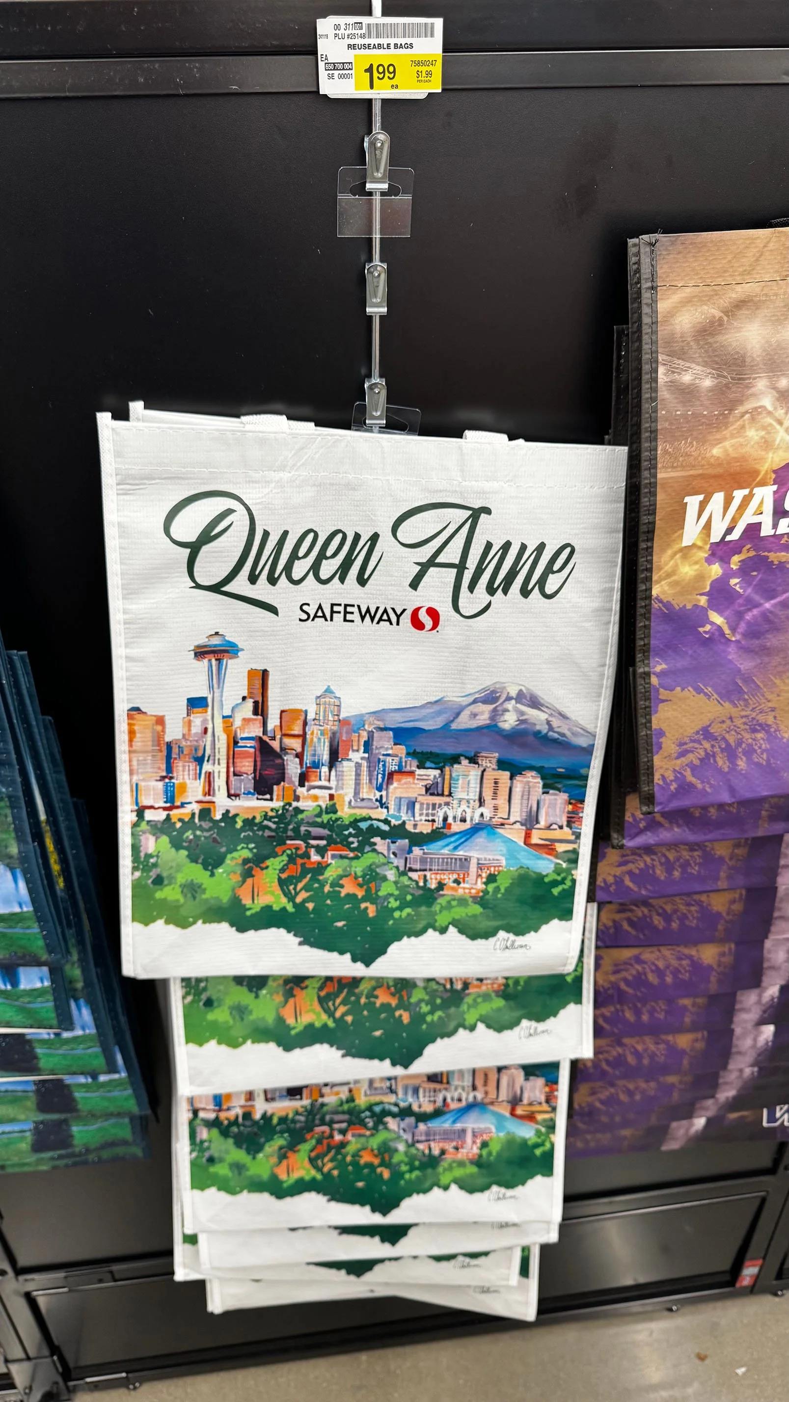 Original art illustration tote design