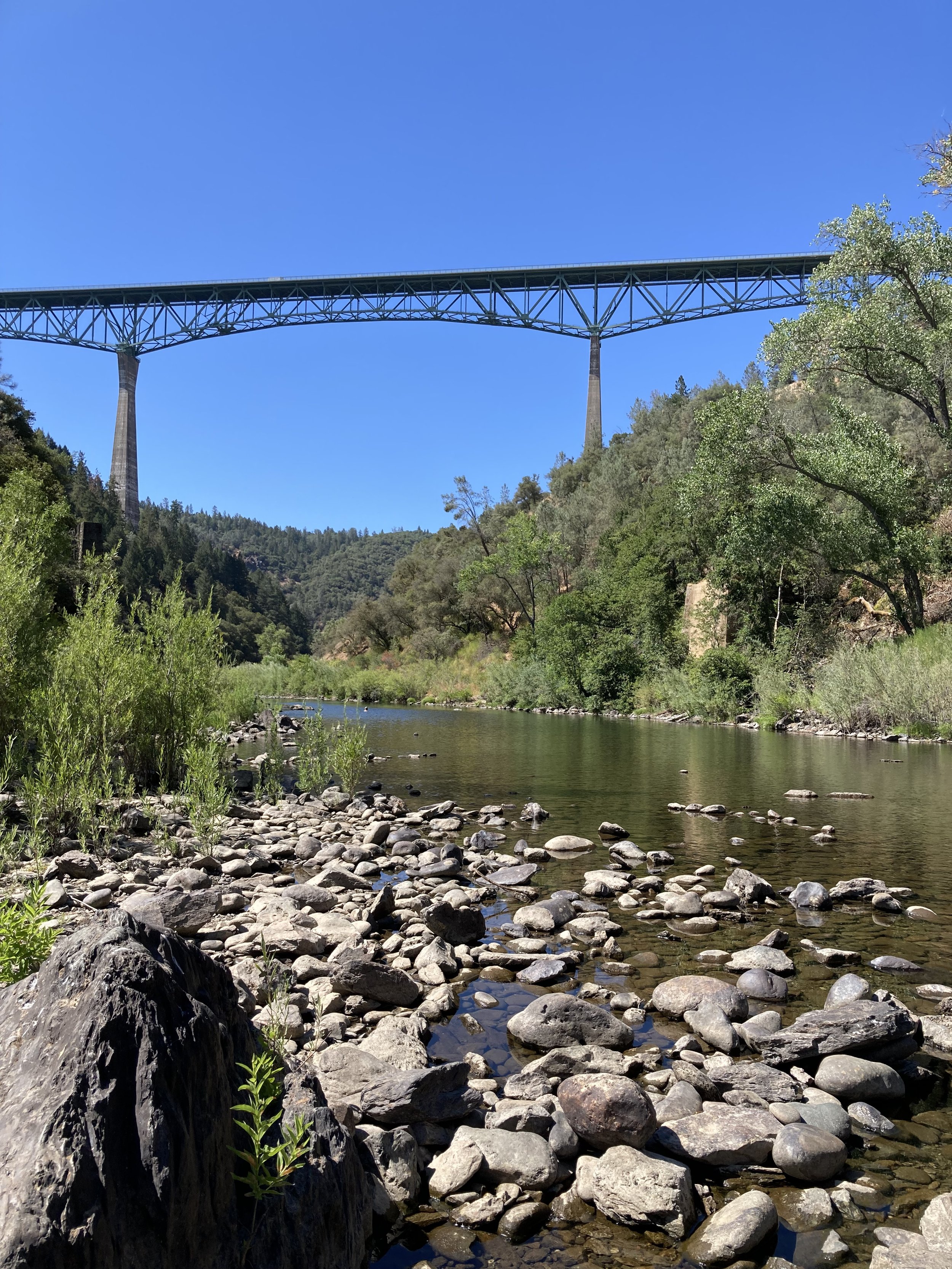 Forest Hill Bridge over the American River