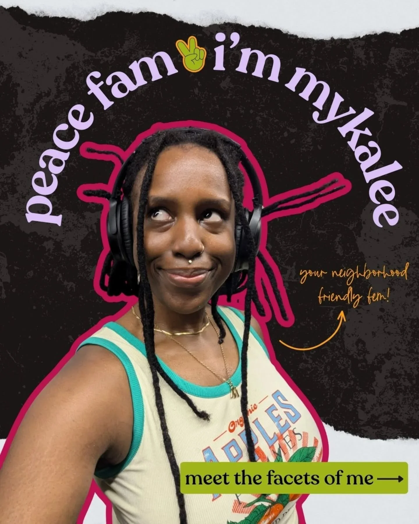 It's been a minute since I last introduced myself on this platform, and since then, I've made so many beautiful digital and physical connections. I figured a reintroduction is long overdue.

👋🏾 Hey y'all, I'm Mykalee (micah-lee), your neighborhood 