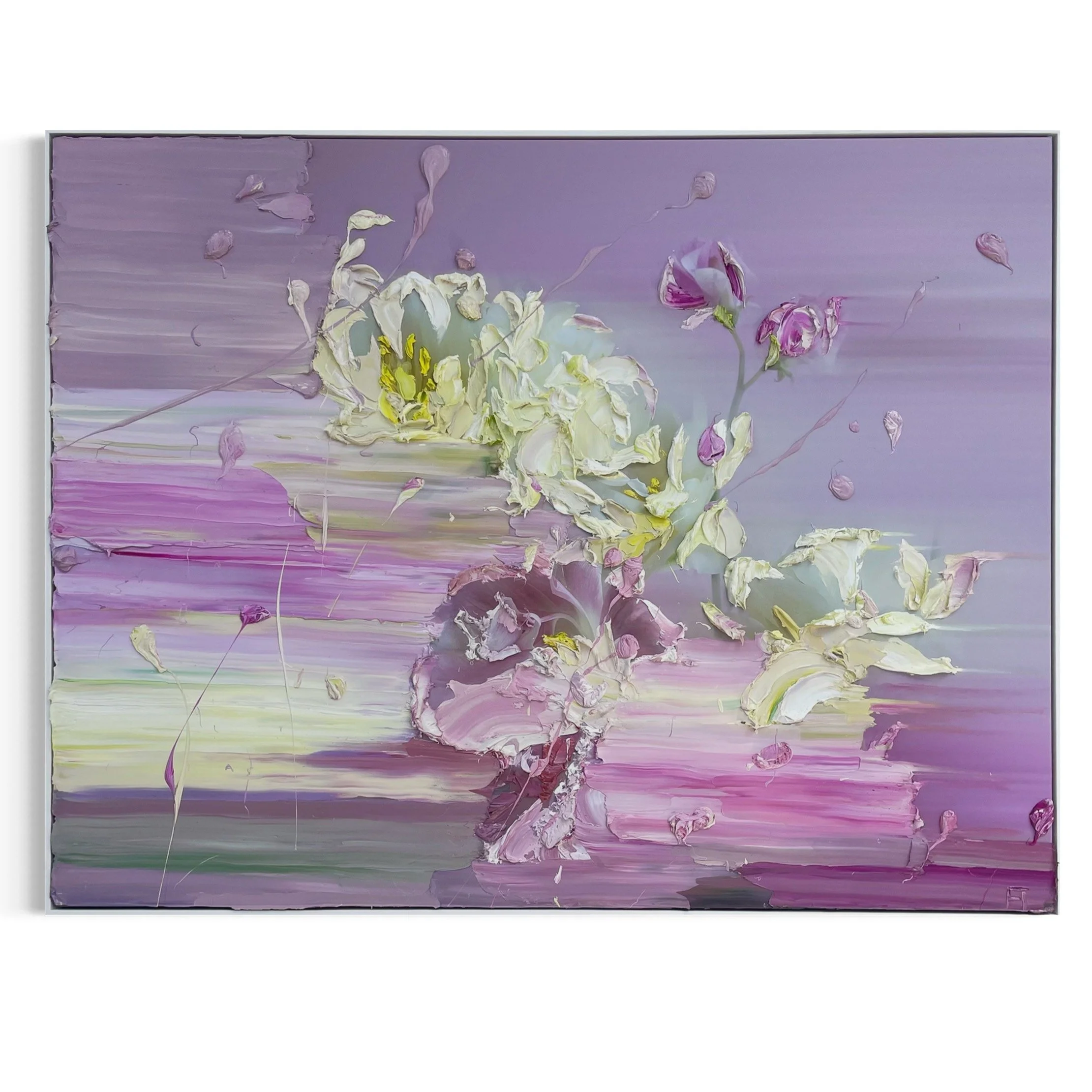 Debriefing
140x110cm
Mixed media, photography and impasto oil paint.
Framed in white
$6,800