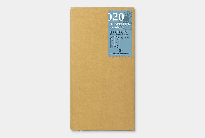 Traveler's Company Japan - Regular Notebook Refill (020) Kraft Paper Folder