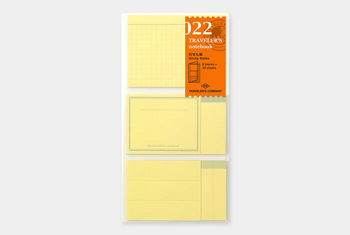 Traveler's Company Japan - Regular Notebook Refill (022) Sticky Notes