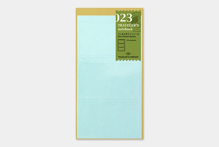 Traveler's Company Japan - Regular Notebook Refill (023) Film Pocket Sticker