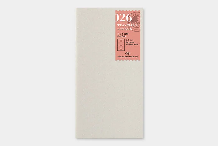 Traveler's Company Japan - Regular Notebook Refill (026) Dot Grid