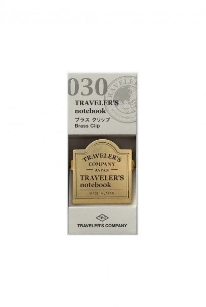 Traveler's Company Japan – Brass Clip TRC Logo