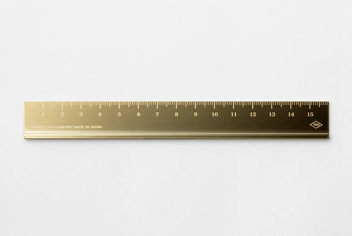Traveler's Company Japan - Brass Ruler
