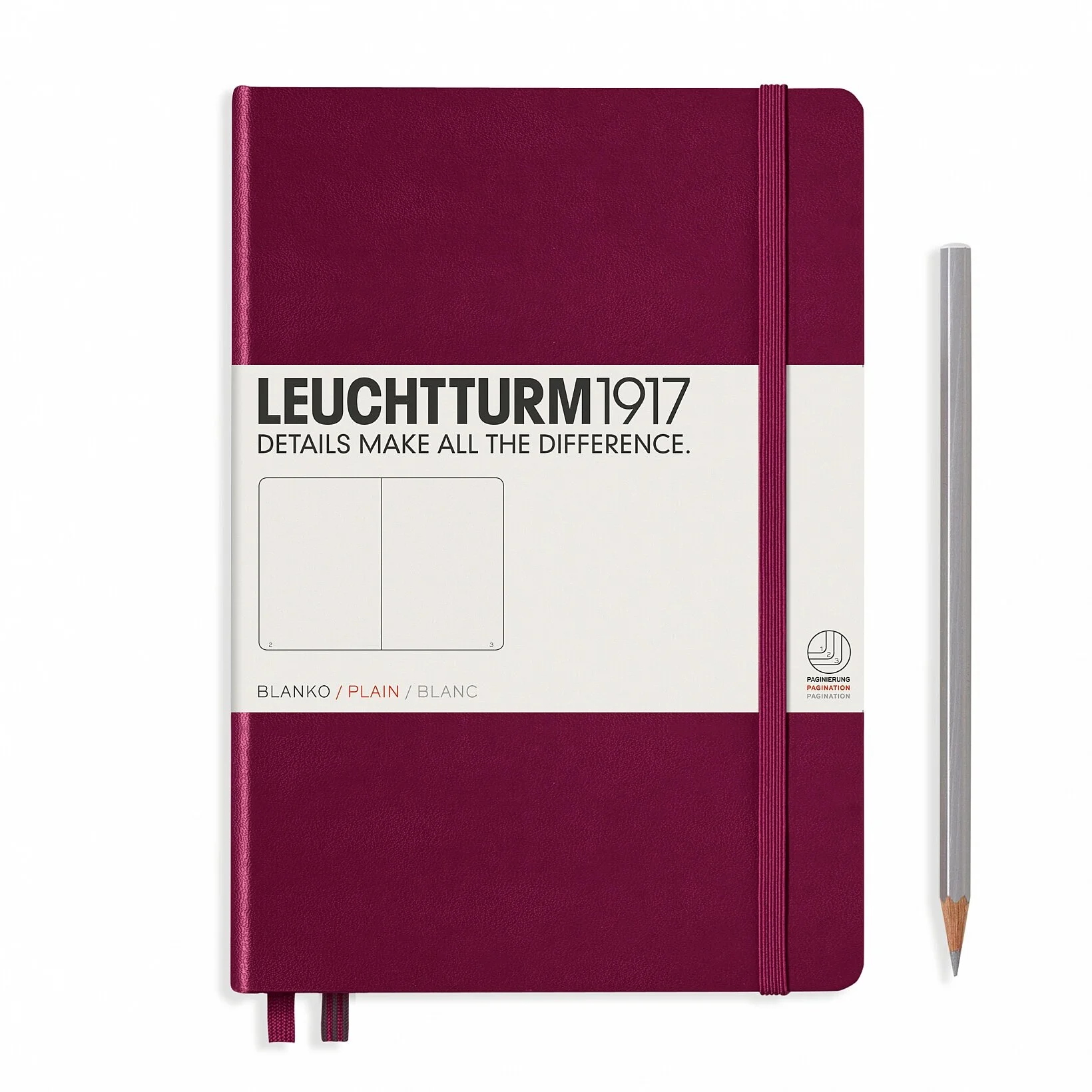 Leuchtturm1917 - A5 Hardcover Notebook - Port Red 