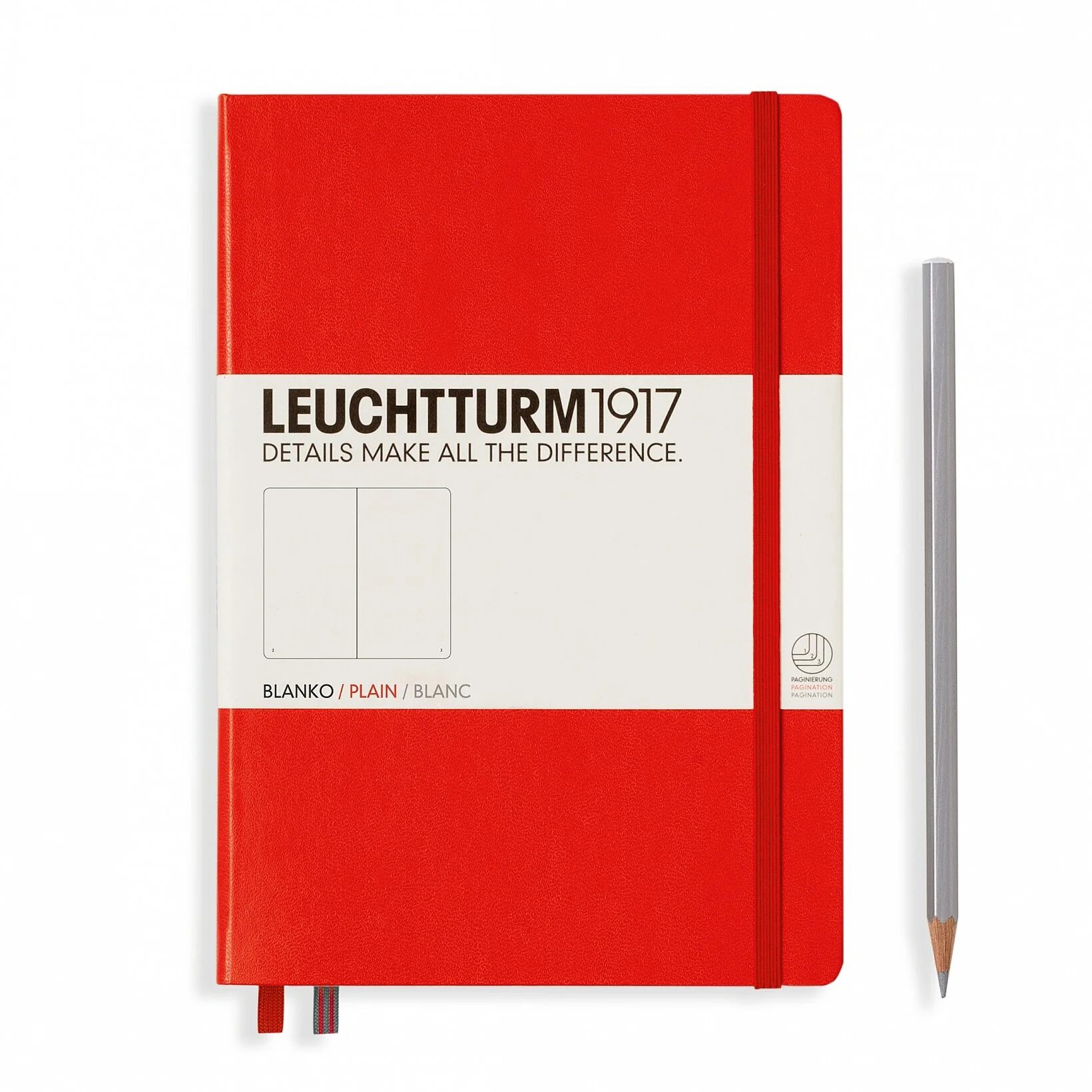 Leuchtturm1917 - A5 Hardcover Notebook - Red 