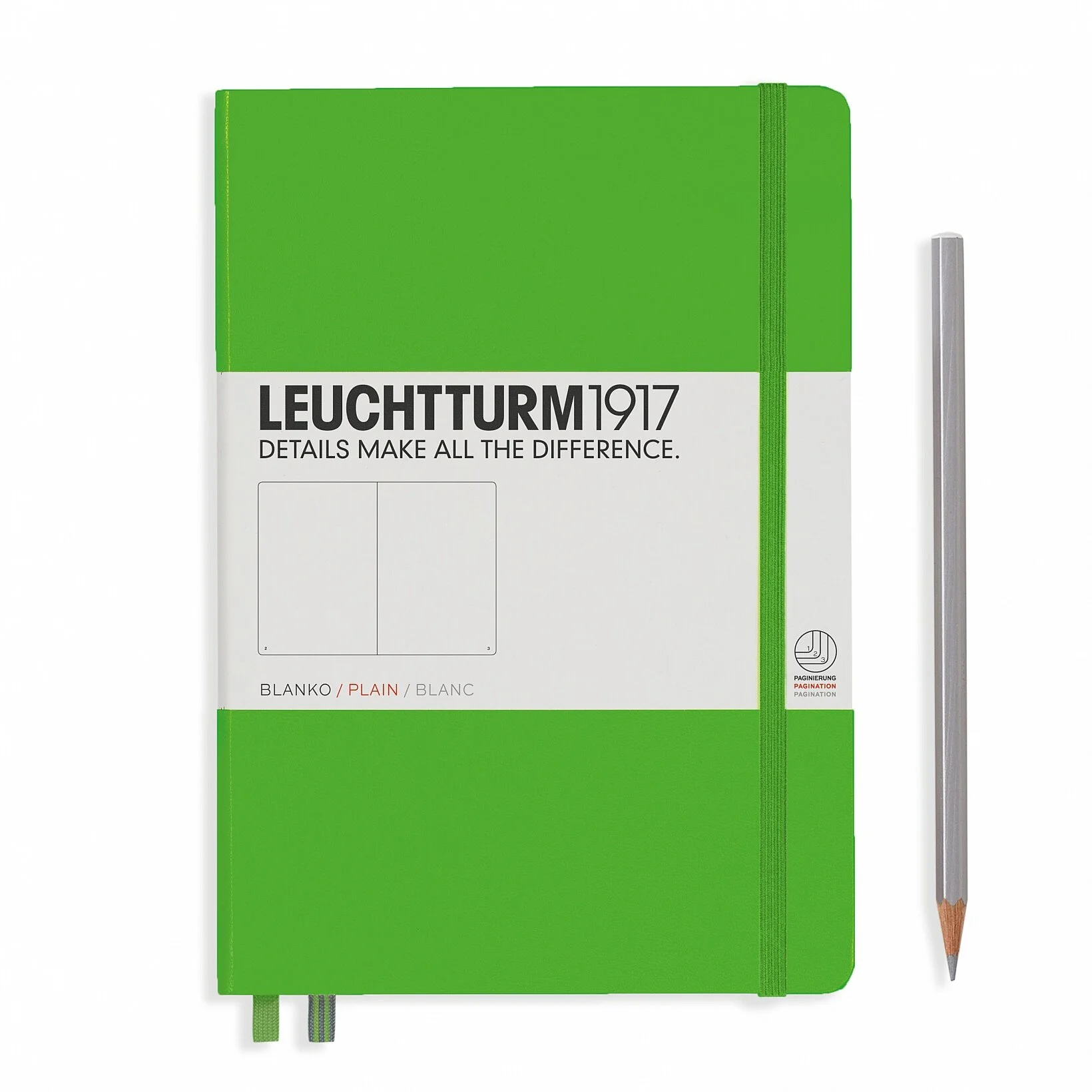 Leuchtturm1917 - A5 Hardcover Notebook - Fresh Green 