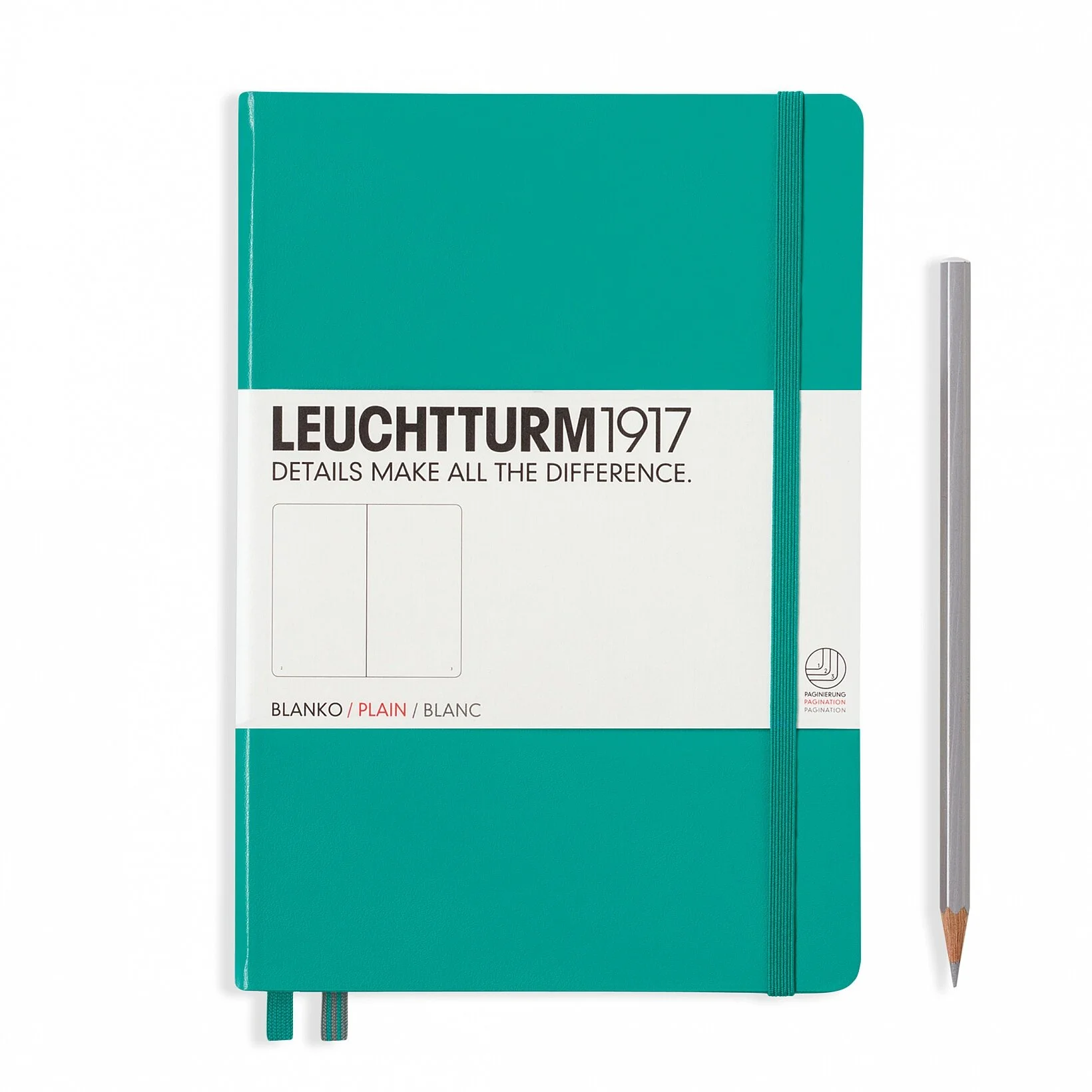 Leuchtturm1917 - A5 Hardcover Notebook - Emerald