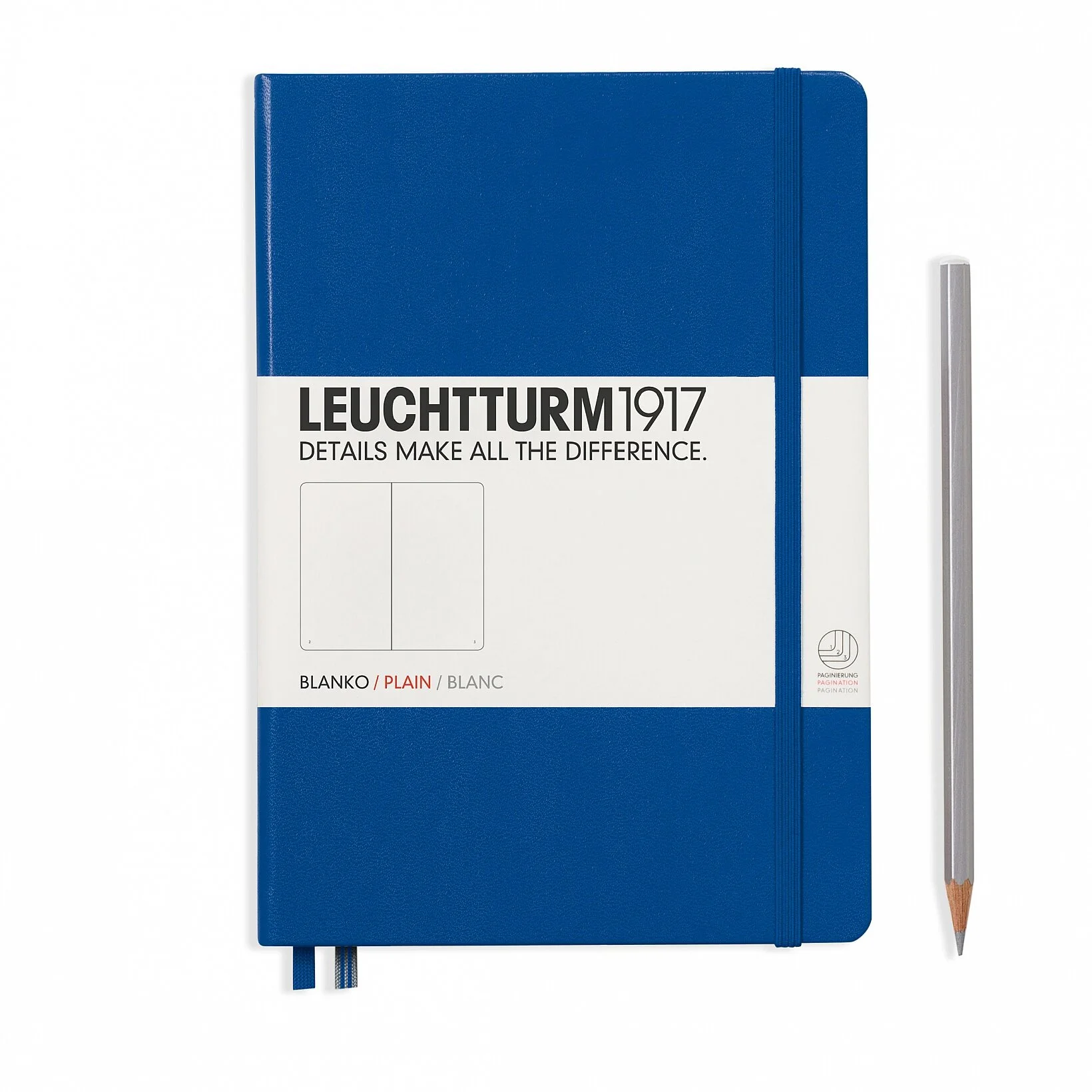 Leuchtturm1917 - A5 Hardcover Notebook in Royal Blue 
