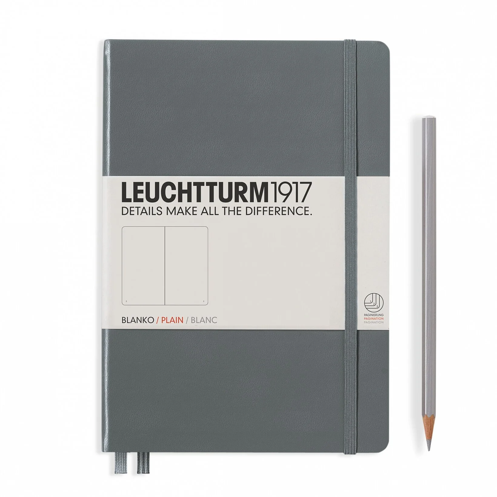 Leuchtturm1917 - A5 Hardcover Notebook - Anthracite