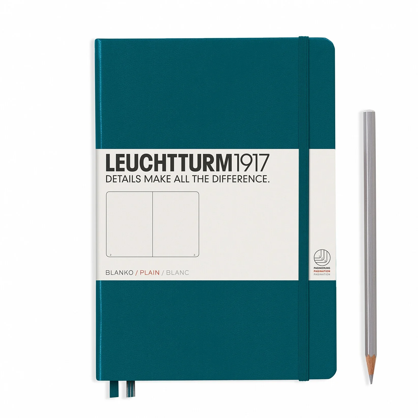 Leuchtturm1917 - A5 Notebook - Pacific Green 