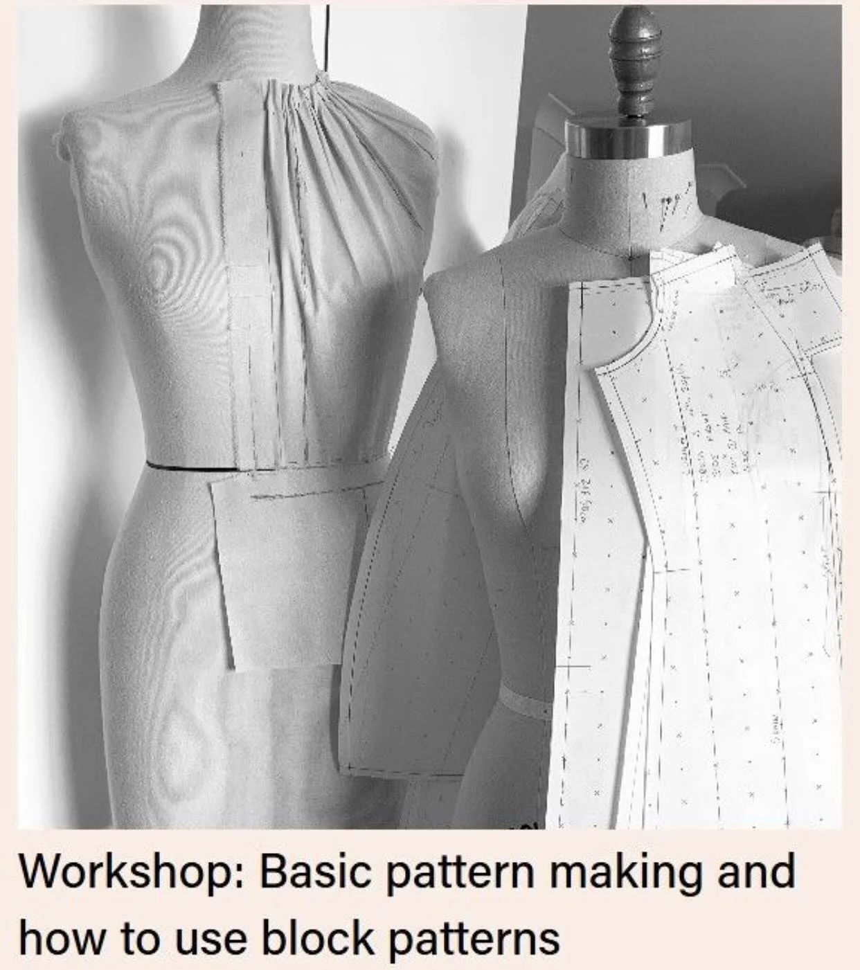 ✨Workshop Announcement ✨
.
1. Create a personalised Bodice Block. 29/30th March
2. Basic pattern making and how to use block patterns. 12/13th April
3. Create a personalised trouser block. 3/4th May
.
Link in Bio. Tickets and full description on my w