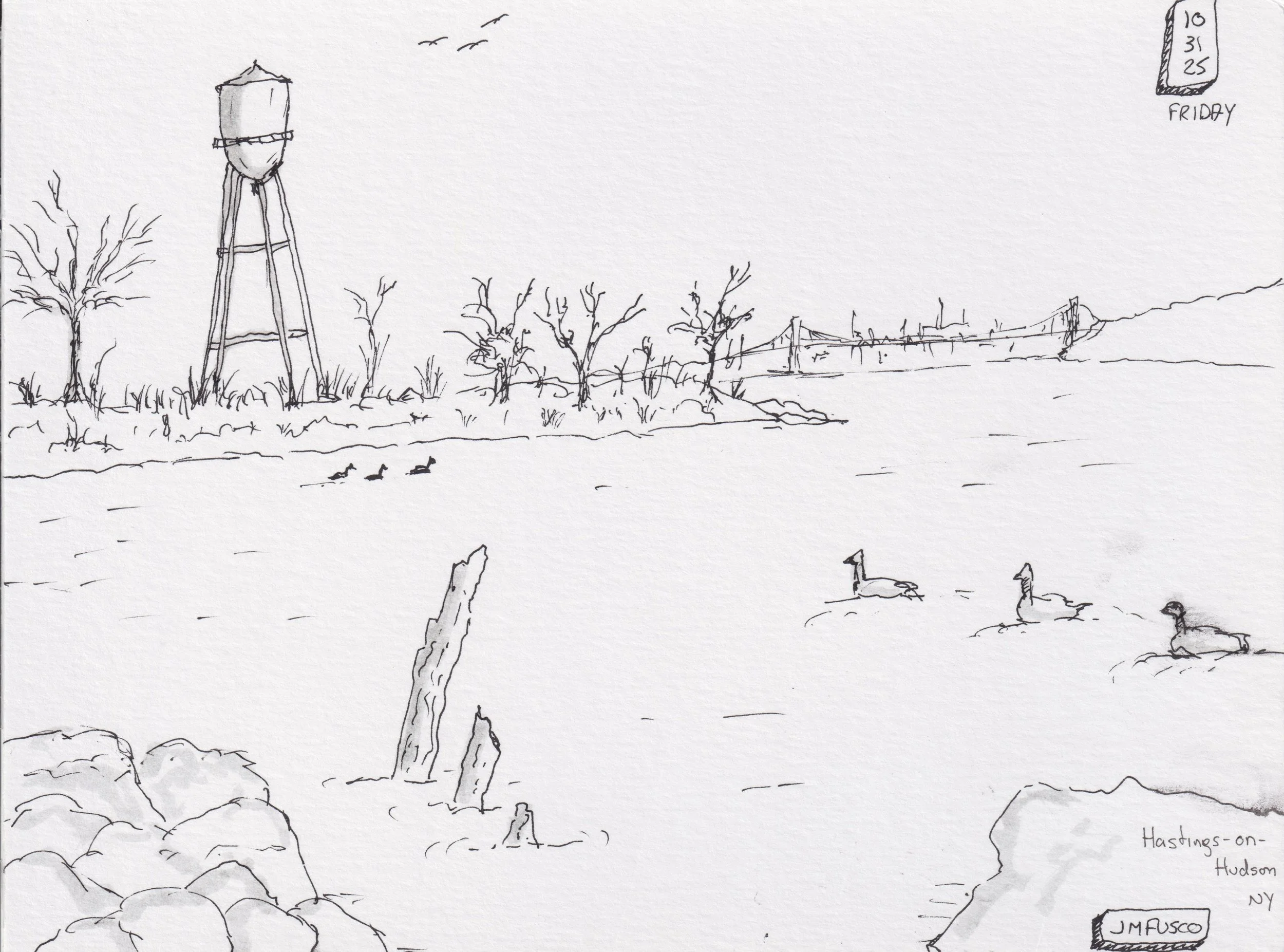 Hastings-on-Hudson, New York along the Hudson River