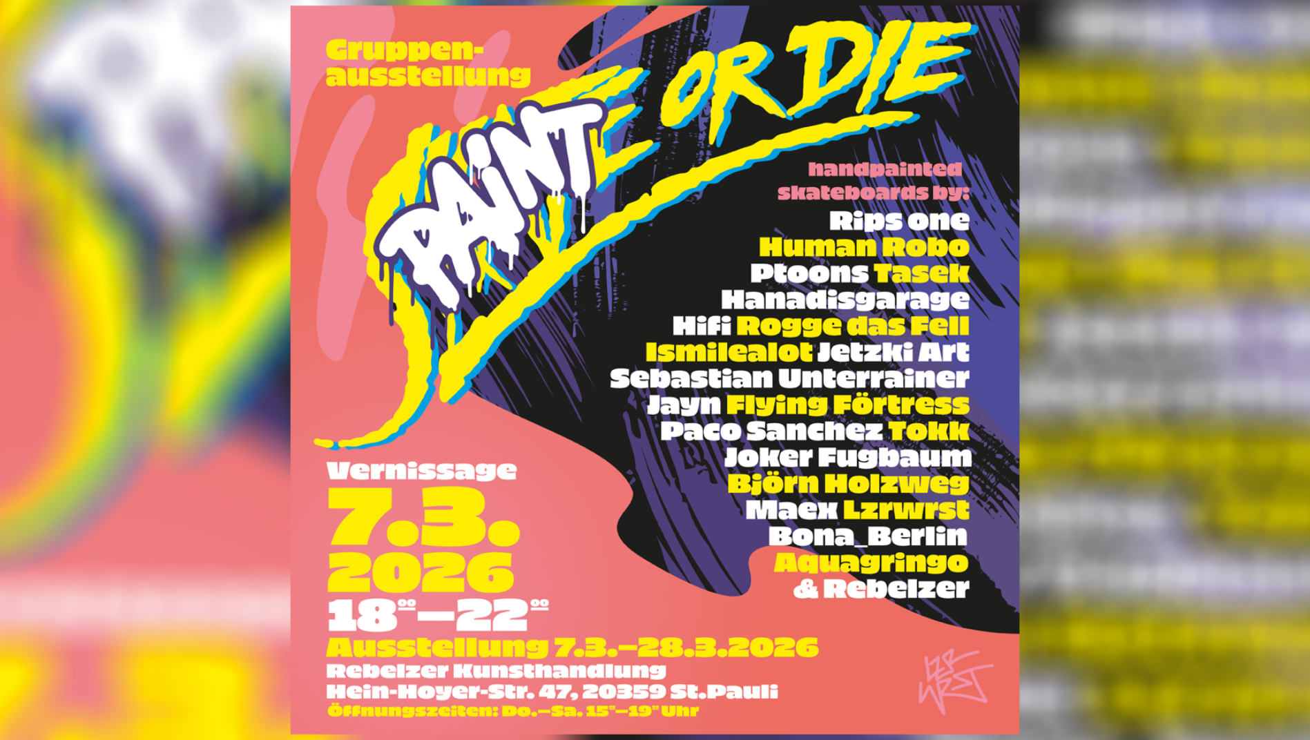 “PAINT OR DIE” Exhibition 