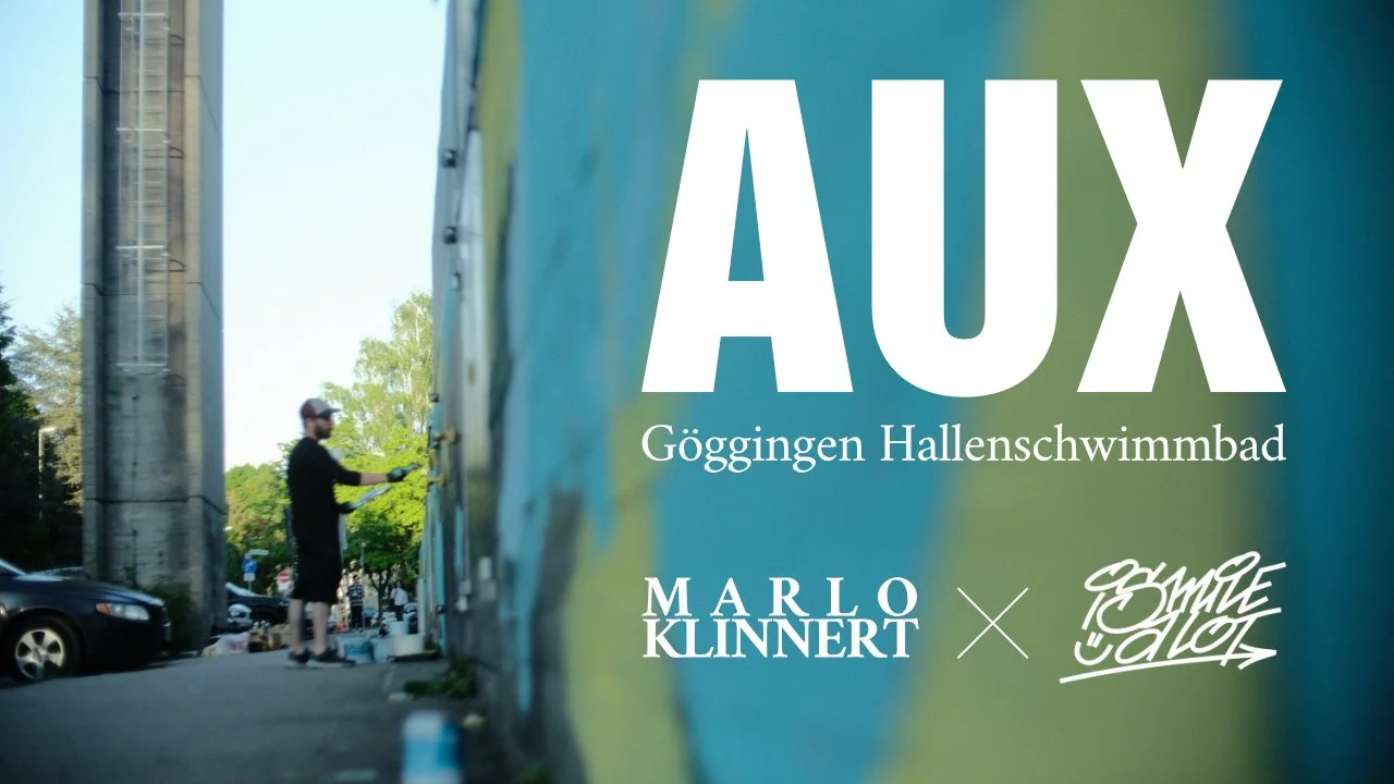 Augsburg ein Mural für das Gögginger Hallenschwimmbad