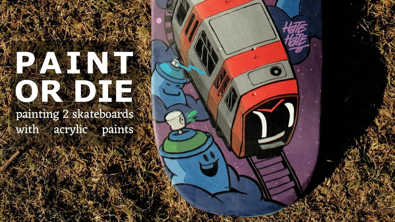 Paint Or Die Skatedecks Video