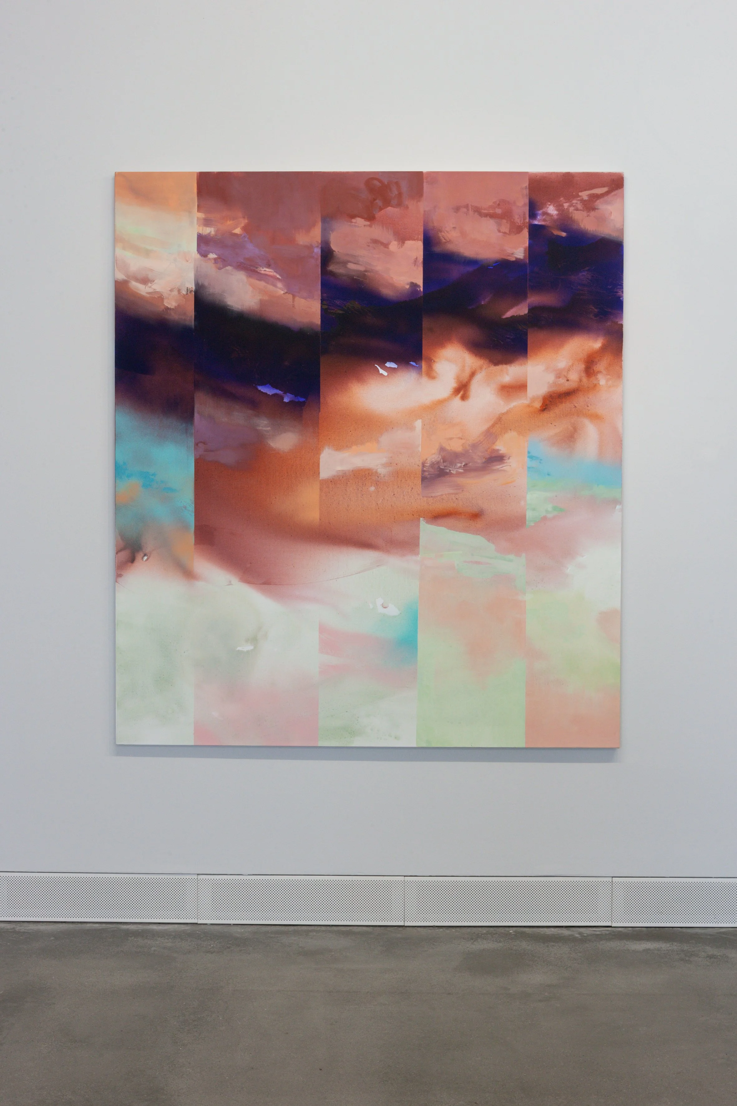 Michelle Jezierski
Delay, 2022, Öl- und Acrylfarbe auf Leinwand, 170 x 150 cm, Courtesy the artist