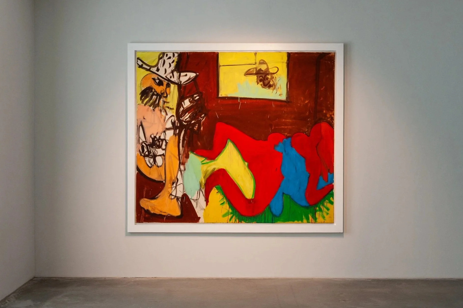 Ofir Dor
Bauer und Frau (Farmer and Wife), 2020, Kohle und Tempera auf Leinwand, 170 x 200 cm, Courtesy the artist
Foto: ©Waldemar Brzezinski