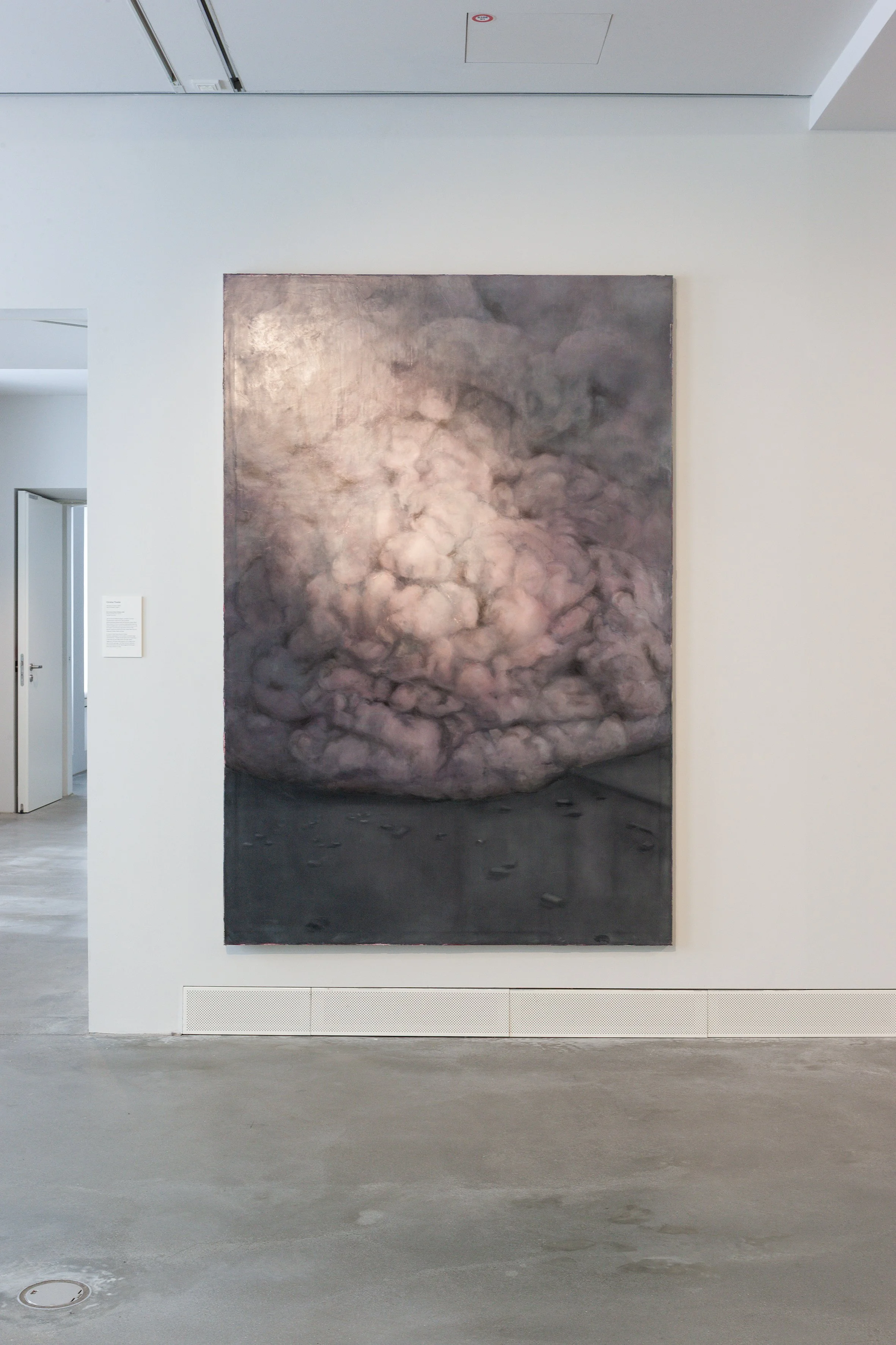 Christian Thoelke
Schwarze Wolke (Kollaps), 2025, Öl auf Leinwand, 210 x 140 cm, Courtesy the artist