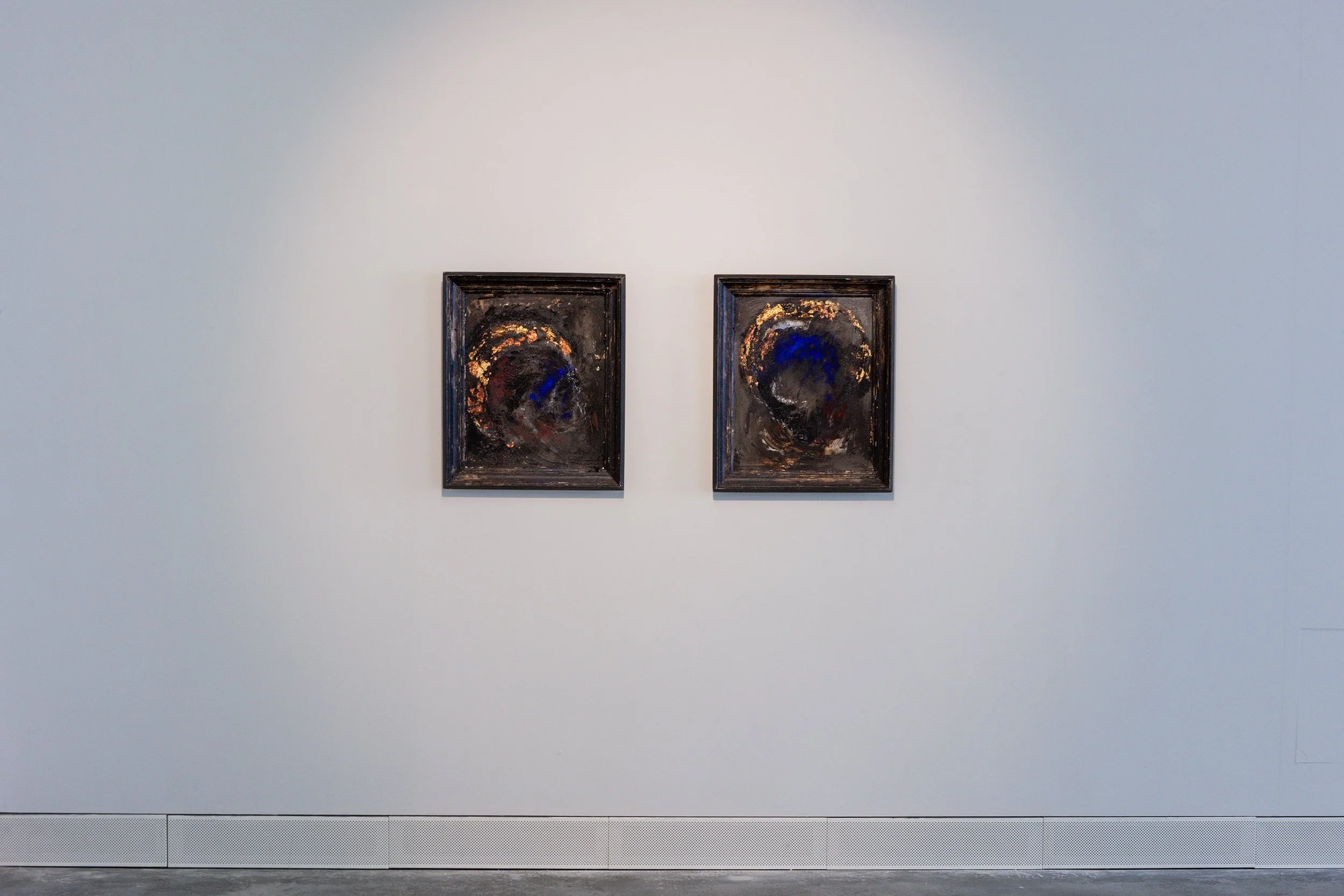 Dorit Bearach
me & you, (Diptychon), 2014, Mischtechnik auf Hartfaser, 60 x100 cm, Courtesy the artist