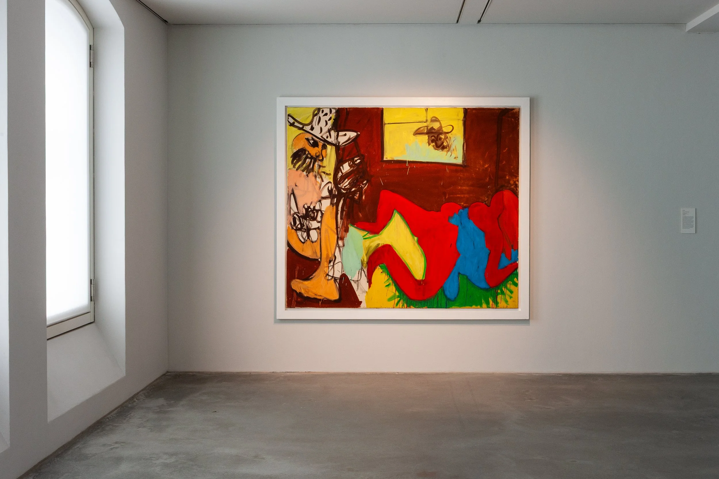 Ofir Dor
Bauer und Frau (Farmer and Wife), 2020, Kohle und Tempera auf Leinwand, 170 x 200 cm, Courtesy the artist