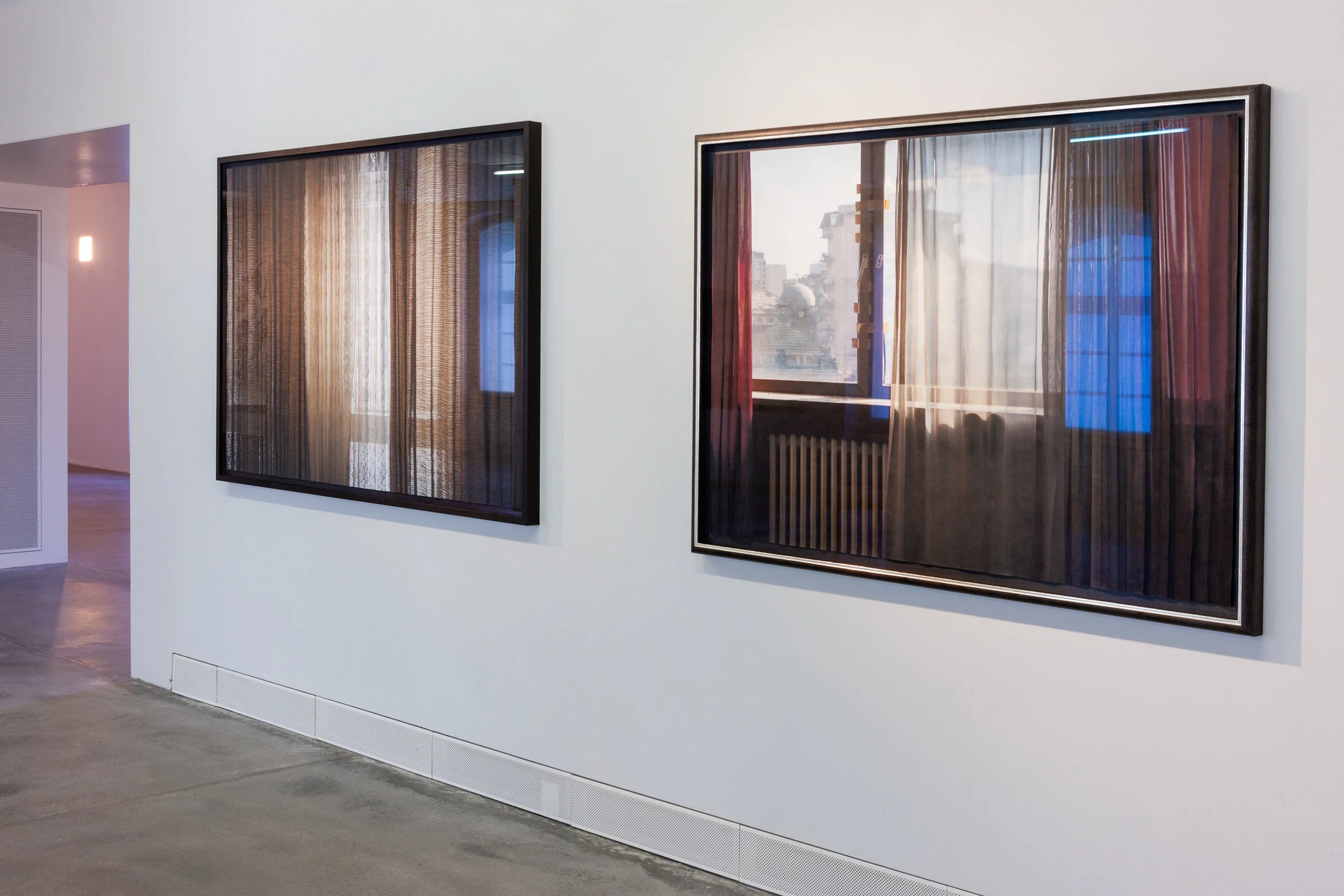 Miguel Rothschild
1. Grand Hotel Prishtina, 2024
Fine art print auf Awagami Kozo Thick Papier, gefaltet, 110 x 148 cm, Edition: 1/3
Courtesy Kuckei+Kuckei, Berlin

2. Stasi Zentrale, 2024
Fine art print auf Awagami Kozo Thick Papier, gefaltet, 119 x 