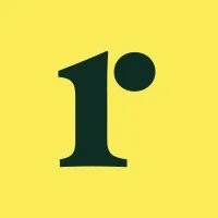 A dark green square with the words Reason First written in yellow 