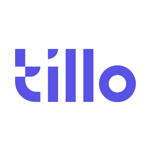 tillo logo in blue