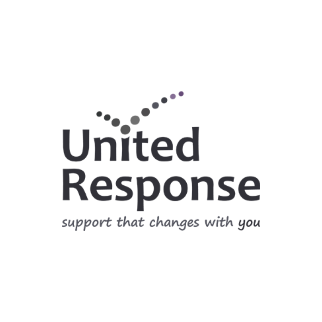 Logo of the company United response with the tagline: support that changes with you