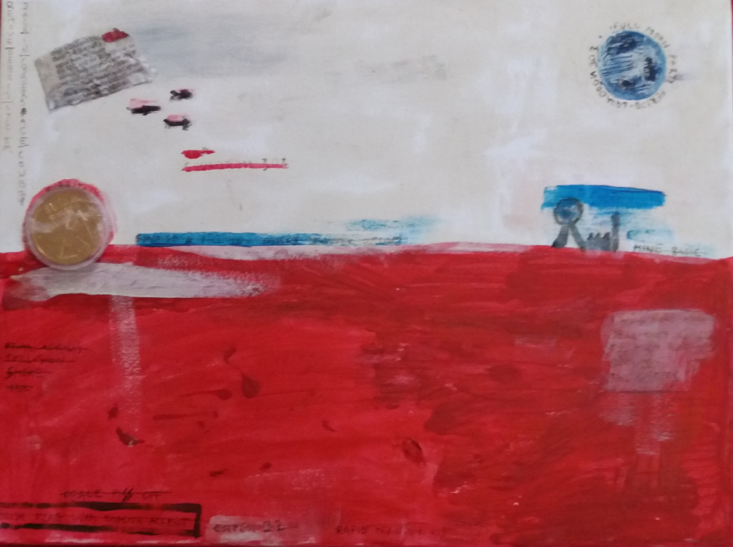 Title: Polish Flag with English Accent
Artist: K.S.
“Tells about Polish pilots during the Germans' attack on England”