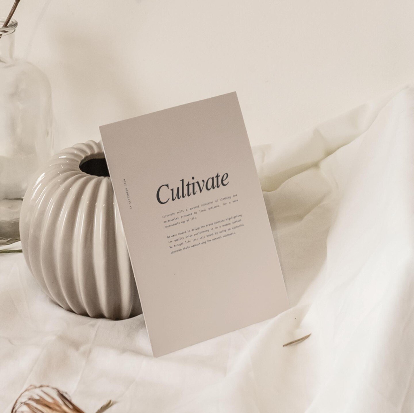 Cultivate sells a curated selection of clothing and accessories produced by local artisans, for a more sustainable way of life. 🍃⁠
⁠
...⁠
⁠
⁠
#branding #graphicdesign #design #logo #brand  #creative #designer #logodesign #entrepreneur #logodesigner 