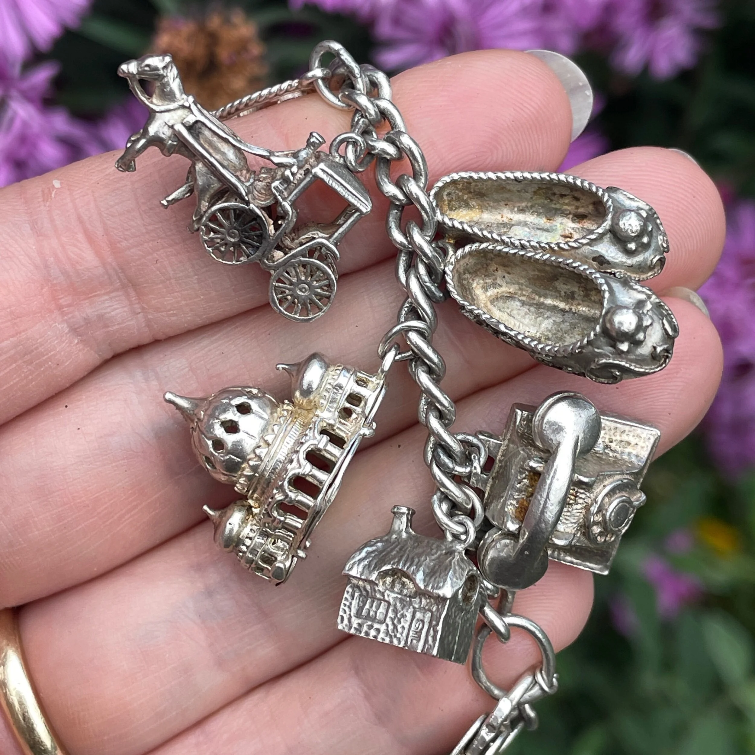 Rare sterling deals silver charms