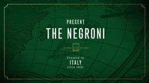 Fords Gin CFTFC Campaign Negroni 60'