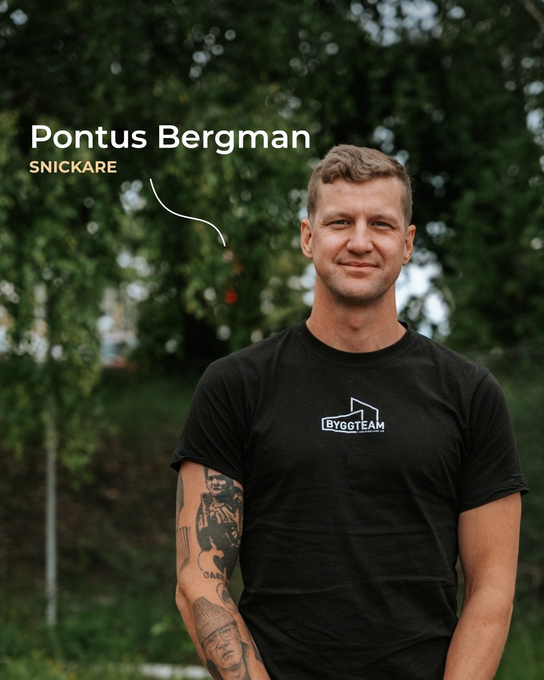 Ny vecka vilket inneb&auml;r att det &auml;r dags att presentera en till av v&aring;ra Byggteam-kollegor! Vi ger er: Pontus! 🌟

Pontus Bergman har alltid l&ouml;parskorna och/eller cykeln n&auml;ra till hands. Den 35-&aring;riga hund&auml;garen &aum