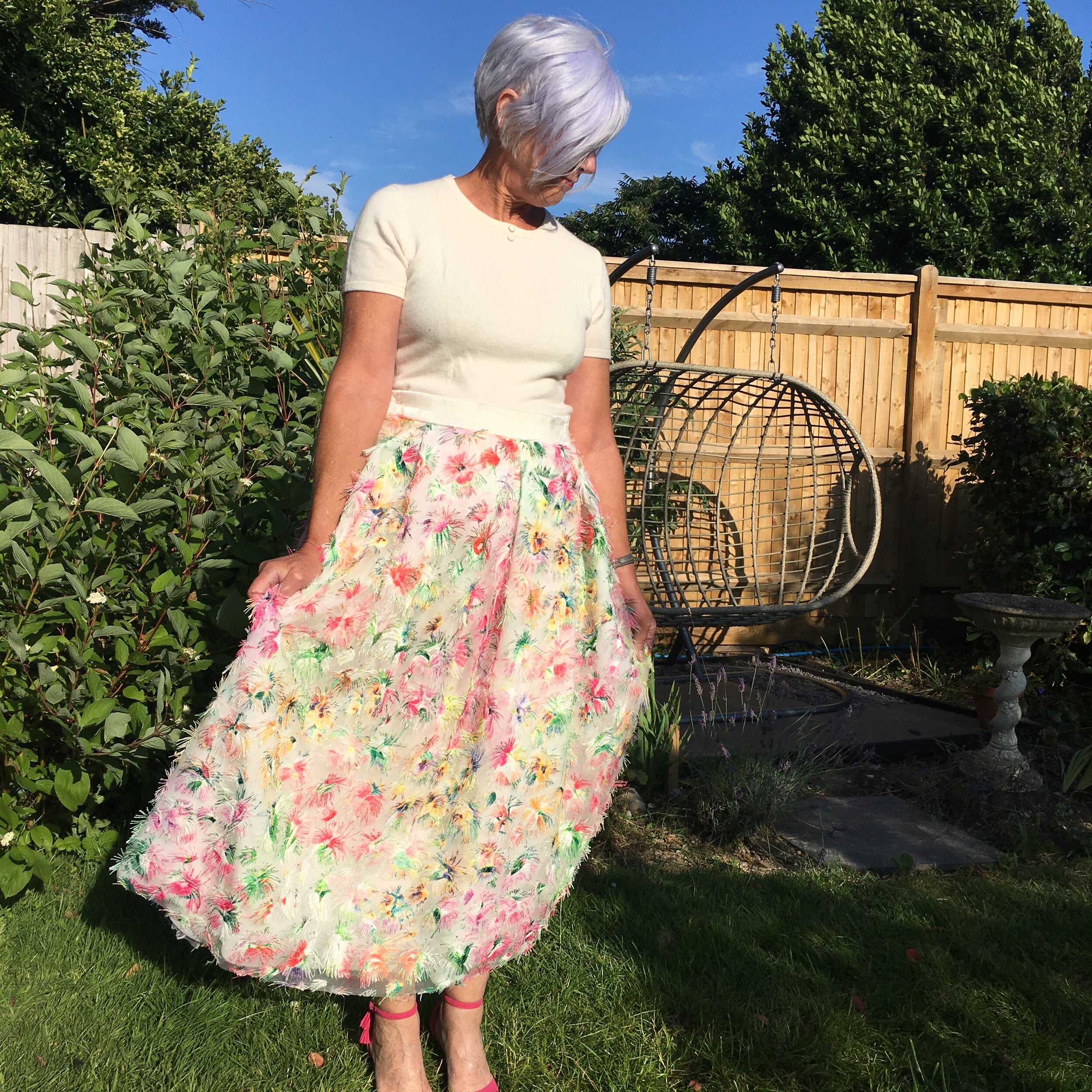 Embroidered Tulle Skirt — Sew-Not-Mature