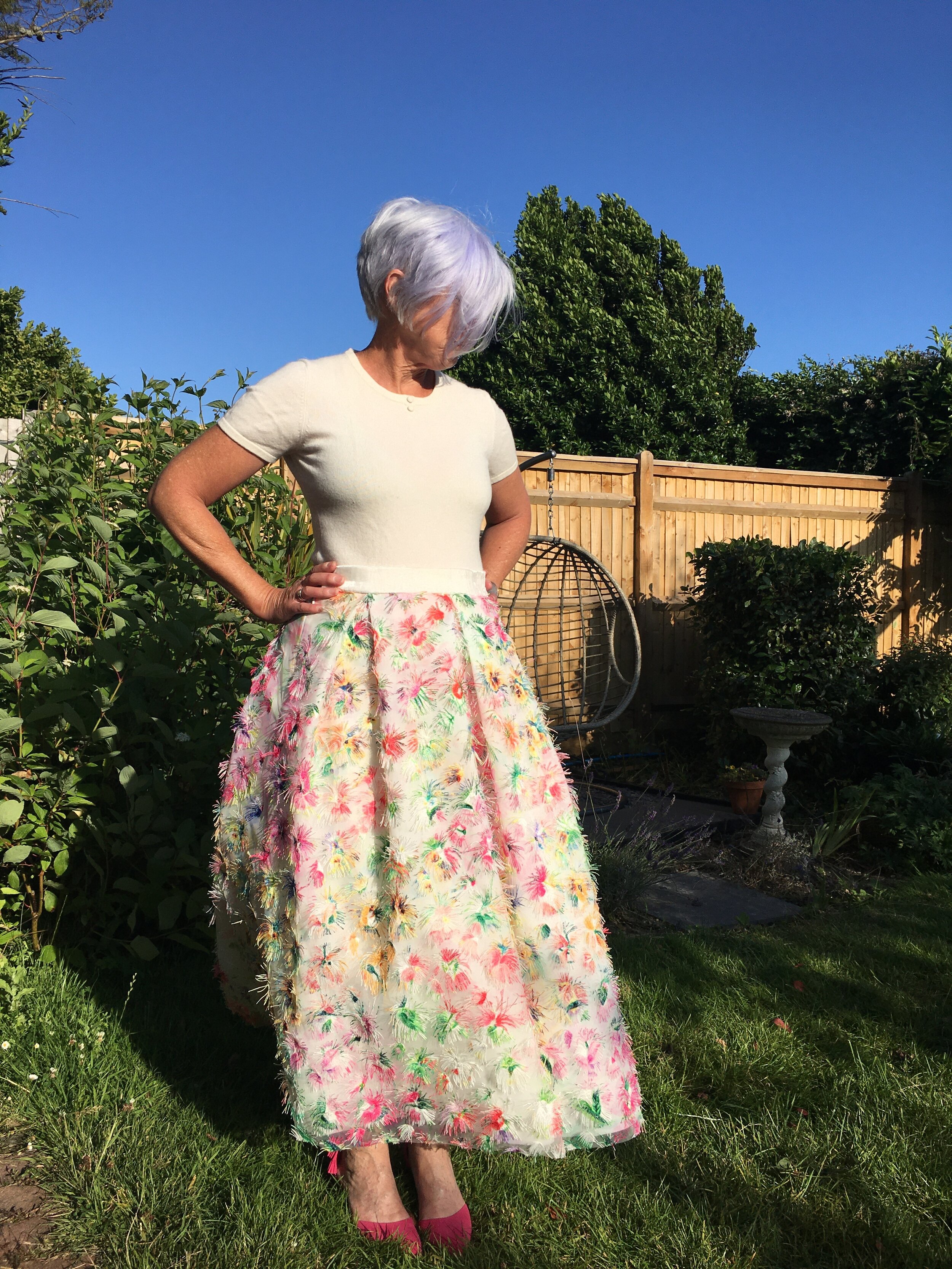 Embroidered Tulle Skirt — Sew-Not-Mature