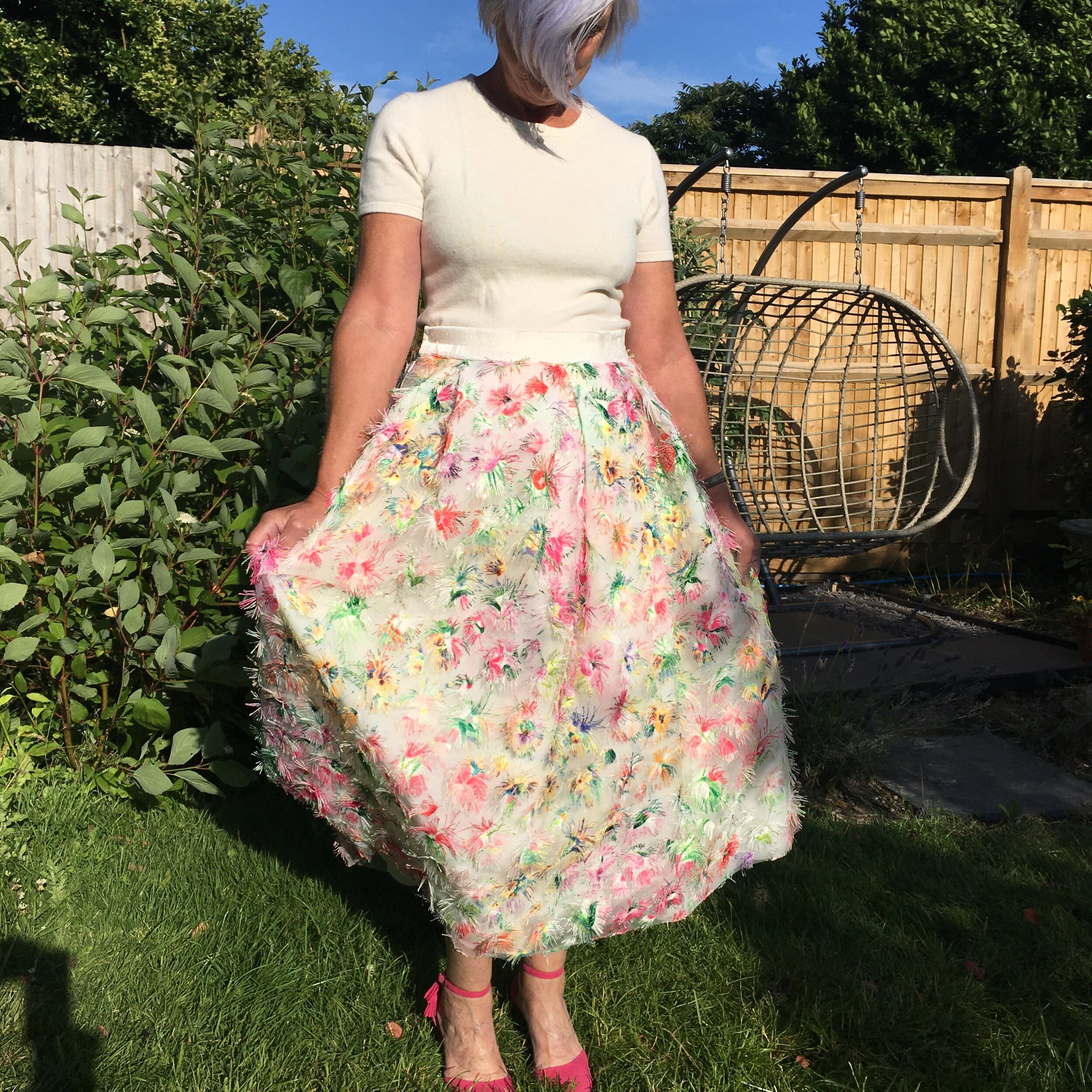 Embroidered Tulle Skirt — Sew-Not-Mature