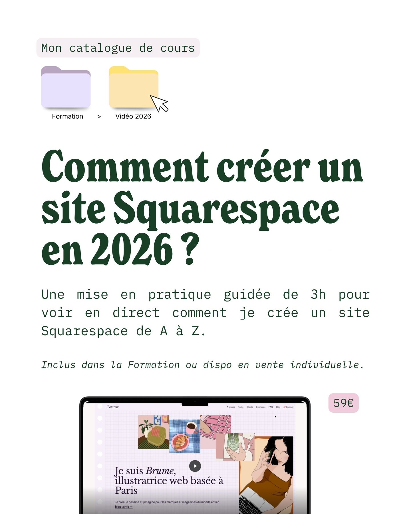 Spoiler : cela s&rsquo;apprend&hellip; et &ccedil;a peut aller plus vite que vous pensez ☺️
#squarespace #squarespace2026 #formationsquarespace #lancersonsite #squarespaceenfran&ccedil;ais