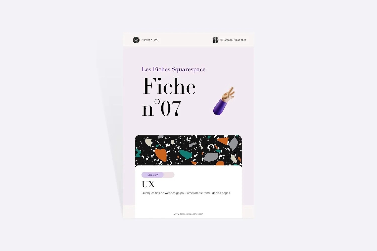 Fiche n°7 - UX (14 pages) ↗