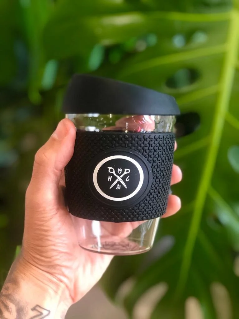 Reusable Glass Cup ('Neon Kactus X 1981')